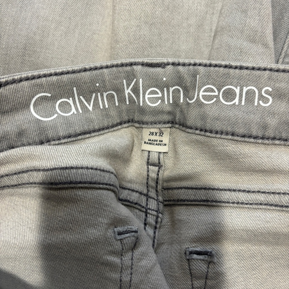 Calvin Klein Jeans ultimate skinny jeans gray women's size 28 X 32 - Picture 6 of 8